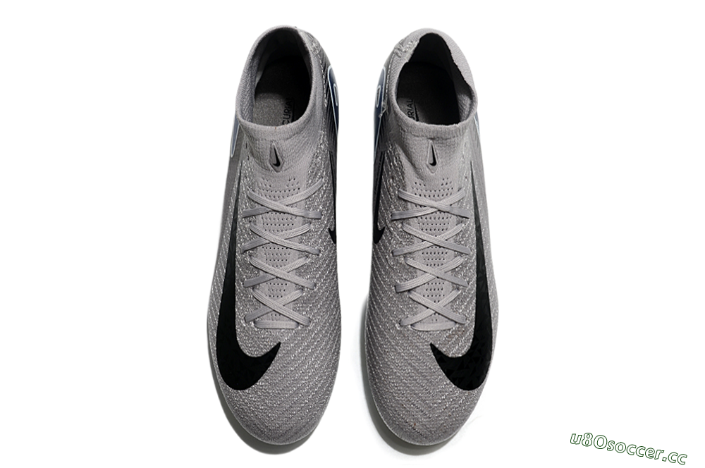 Unisex Nike Mercurial Superfly 10 Elite FG Firm Ground High-Tops Football Boots - Grey/Black/Blue/Gold 5