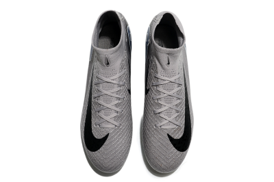 Unisex Nike Mercurial Superfly 10 Elite FG Firm Ground High-Tops Football Boots - Grey/Black/Blue/Gold