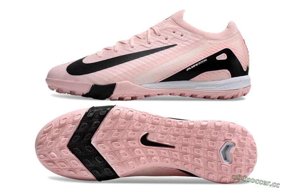 Unisex Nike Air Zoom Mercurial Vapor 16 Elite TF Artificial Turf Low-Tops Football Shoes - Pink/Black/White 1