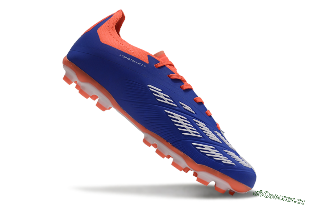 Men's Adidas Predator Elite 24 MG Multi Ground Low-Tops Football Boots - Blue/White/Red 4
