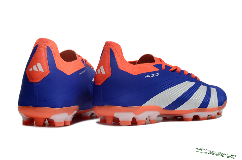 Men's Adidas Predator Elite 24 MG Multi Ground Low-Tops Football Boots - Blue/White/Red 6