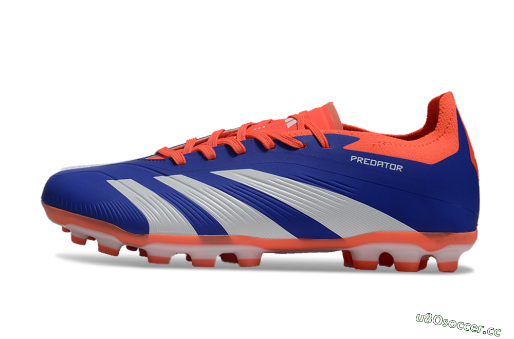 Men's Adidas Predator Elite 24 MG Multi Ground Low-Tops Football Boots - Blue/White/Red 0