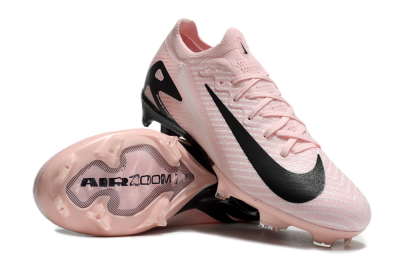 Unisex Nike Air Zoom Mercurial Vapor 16 Elite FG Firm Ground Low-Tops Football Boots - Pink/Black/White