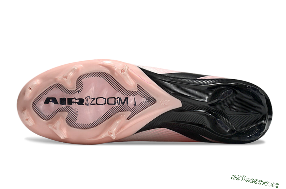Unisex Nike Air Zoom Mercurial Vapor 16 Elite FG Firm Ground Low-Tops Football Boots - Pink/Black/White 7