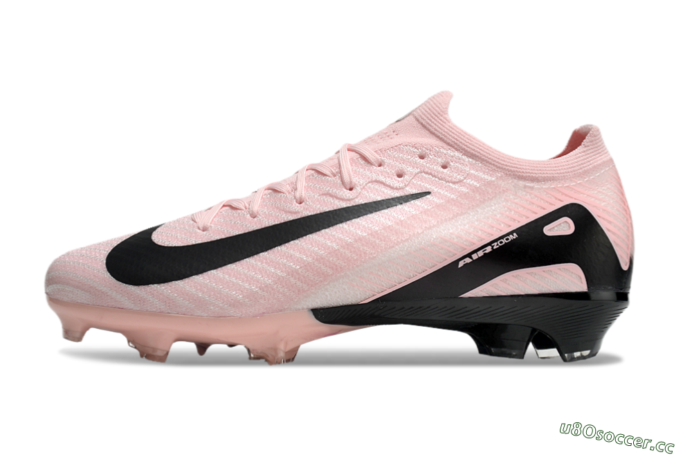 Unisex Nike Air Zoom Mercurial Vapor 16 Elite FG Firm Ground Low-Tops Football Boots - Pink/Black/White 0