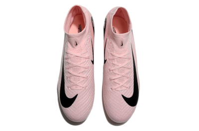 Unisex Nike Air Zoom Mercurial Superfly 10 Elite FG Firm Ground High-Tops Football Boots - Pink/White/Black