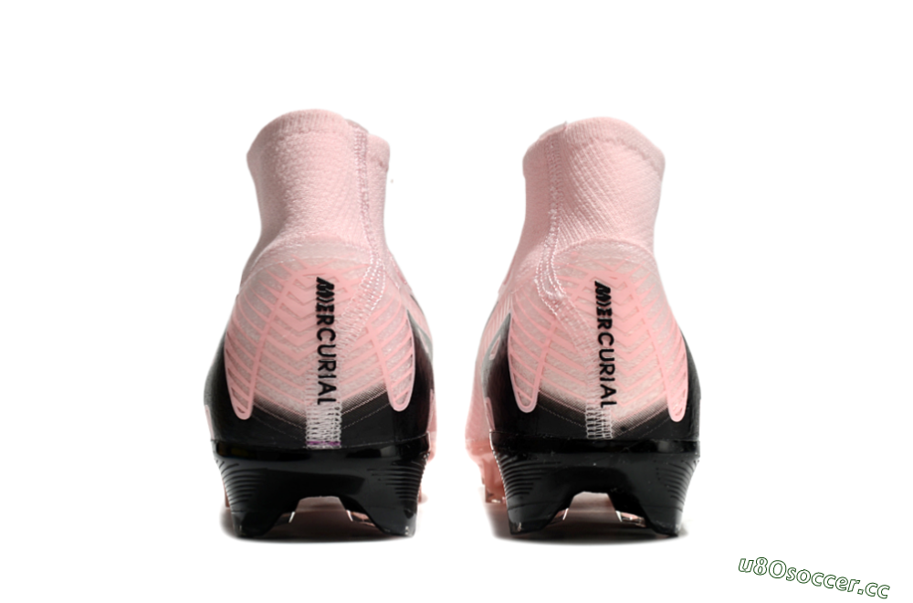 Unisex Nike Air Zoom Mercurial Superfly 10 Elite FG Firm Ground High-Tops Football Boots - Pink/White/Black 6