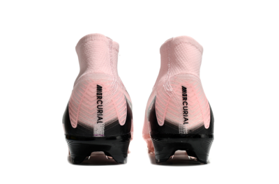 Unisex Nike Air Zoom Mercurial Superfly 10 Elite FG Firm Ground High-Tops Football Boots - Pink/White/Black
