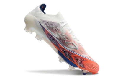 Men's Adidas F50+ Lightstrike Pro FG Firm Ground Low-Tops Football Boots - White/Red/Blue