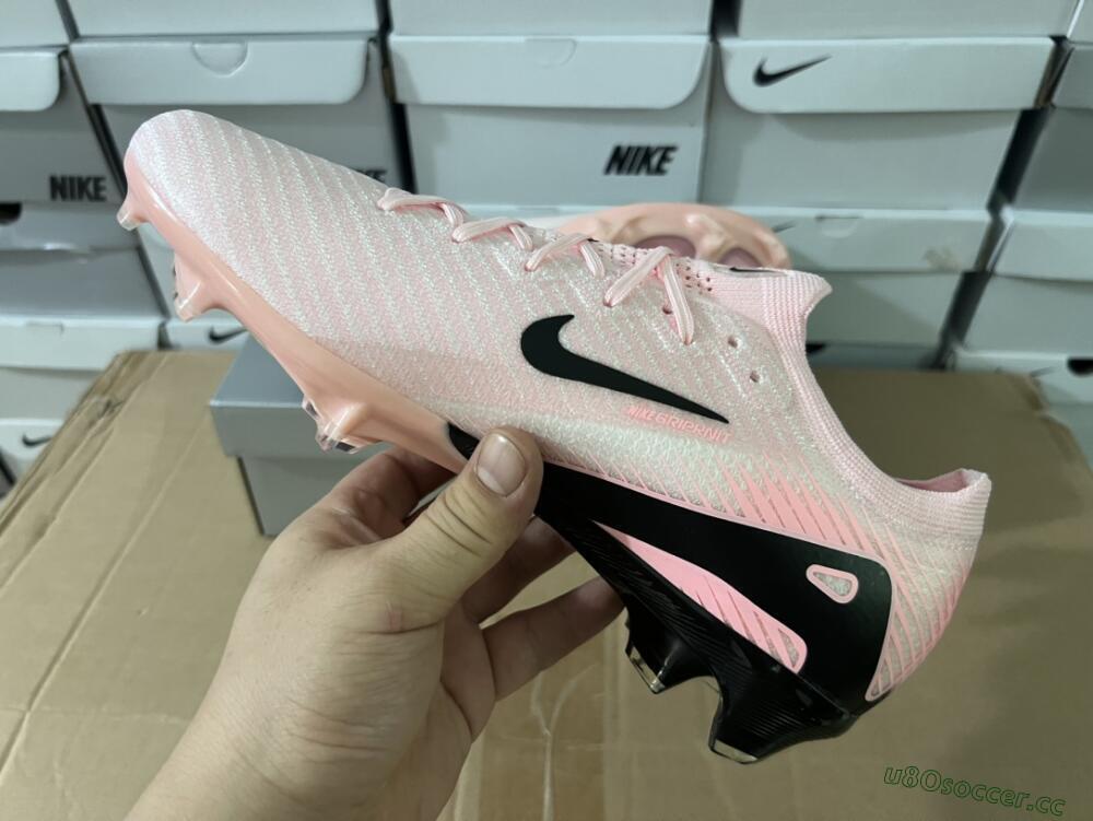 Unisex Nike Air Zoom Mercurial Vapor 16 Elite FG Firm Ground Low-Tops Football Boots - Pink/Black/White