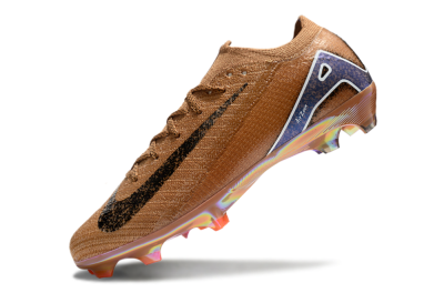 Unisex Nike Air Zoom Mercurial Vapor 16 Elite FG Firm Ground Low-Tops Football Boots - Gold/Blue/White