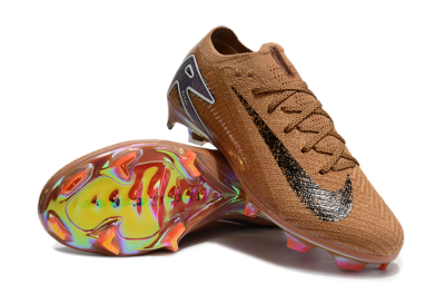 Unisex Nike Air Zoom Mercurial Vapor 16 Elite FG Firm Ground Low-Tops Football Boots - Gold/Blue/White
