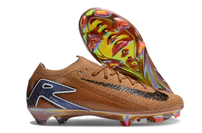 Unisex Nike Air Zoom Mercurial Vapor 16 Elite FG Firm Ground Low-Tops Football Boots - Gold/Blue/White