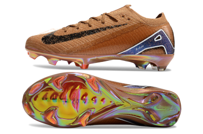Unisex Nike Air Zoom Mercurial Vapor 16 Elite FG Firm Ground Low-Tops Football Boots - Gold/Blue/White