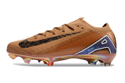 Unisex Nike Air Zoom Mercurial Vapor 16 Elite FG Firm Ground Low-Tops Football Boots - Gold/Blue/White