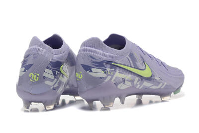 Men's Nike Phantom Luna Elite FG Firm Ground Low-Tops Football Boots - Purple/Yellow/White