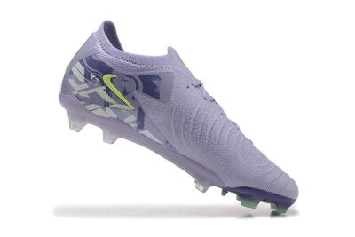 Men's Nike Phantom Luna Elite FG Firm Ground Low-Tops Football Boots - Purple/Yellow/White