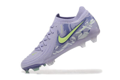 Men's Nike Phantom Luna Elite FG Firm Ground Low-Tops Football Boots - Purple/Yellow/White