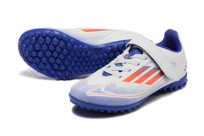Kids Kids Adidas Predator Elite TF Artificial Turf Low-Tops Football Shoes - White/Blue/Red