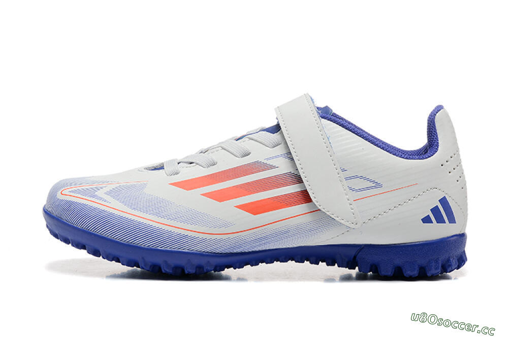 Kids Kids Adidas Predator Elite TF Artificial Turf Low-Tops Football Shoes - White/Blue/Red 0