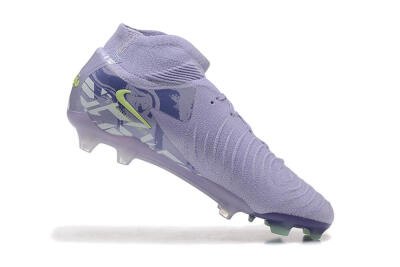 Men's Nike Phantom Luna Elite FG Firm Ground High-Tops Football Boots - Purple/Yellow/White