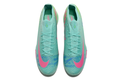 Unisex Nike Air Zoom Mercurial Vapor 16 Elite TF Artificial Turf Low-Tops Football Shoes - Jade/Pink/Blue