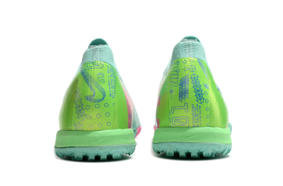 Unisex Nike Air Zoom Mercurial Vapor 16 Elite TF Artificial Turf Low-Tops Football Shoes - Jade/Pink/Blue