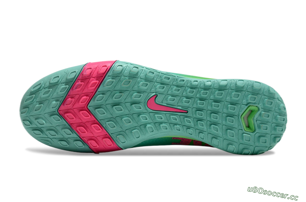 Unisex Nike Air Zoom Mercurial Vapor 16 Elite TF Artificial Turf Low-Tops Football Shoes - Jade/Pink/Blue 6