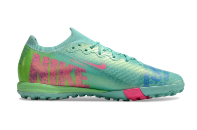 Unisex Nike Air Zoom Mercurial Vapor 16 Elite TF Artificial Turf Low-Tops Football Shoes - Jade/Pink/Blue