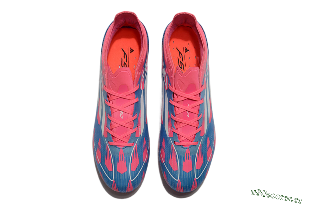 Unisex Adidas F50 Elite MG Multi Ground Low-Tops Football Boots - Blue/White/Red 4