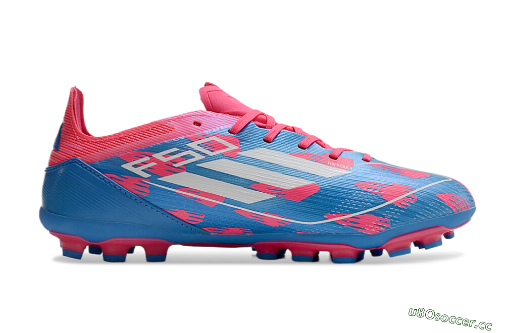 Unisex Adidas F50 Elite MG Multi Ground Low-Tops Football Boots - Blue/White/Red 7
