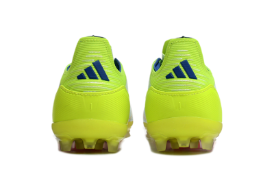 Unisex Adidas F50 Elite MG Multi Ground Low-Tops Football Boots - Jade/Blue/Yellow