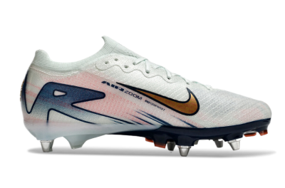 Men's Nike Air Zoom Mercurial Vapor 16 Elite SG Soft Ground Low-Tops Football Boots - Jade/Pink/Blue