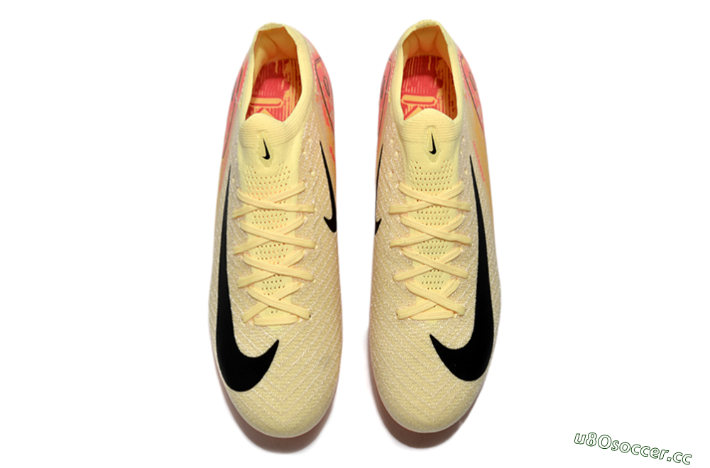 Men's Nike Air Zoom Mercurial Vapor 16 Elite SG Soft Ground Low-Tops Football Boots - Yellow/Black/Red 4