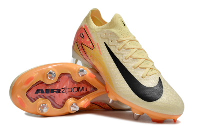 Men's Nike Air Zoom Mercurial Vapor 16 Elite SG Soft Ground Low-Tops Football Boots - Yellow/Black/Red