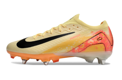 Men's Nike Air Zoom Mercurial Vapor 16 Elite SG Soft Ground Low-Tops Football Boots - Yellow/Black/Red