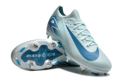 Men's Nike Air Zoom Mercurial Vapor 16 Elite SG Soft Ground Low-Tops Football Boots - Jade/Blue/White