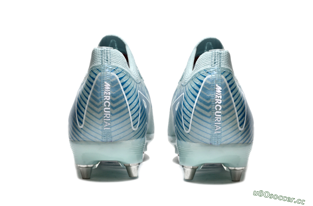 Men's Nike Air Zoom Mercurial Vapor 16 Elite SG Soft Ground Low-Tops Football Boots - Jade/Blue/White 5