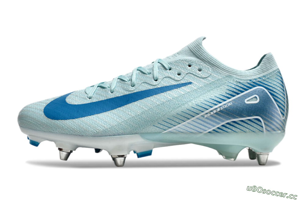 Men's Nike Air Zoom Mercurial Vapor 16 Elite SG Soft Ground Low-Tops Football Boots - Jade/Blue/White 0