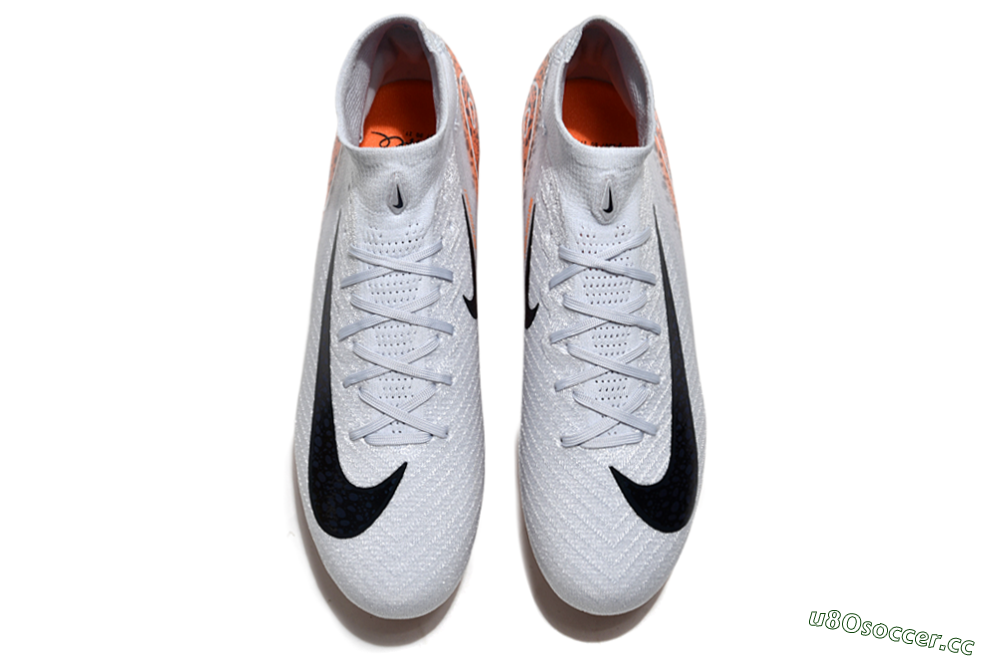 Men's Nike Air Zoom Mercurial Superfly 10 Elite SG Soft Ground High-Tops Football Boots - Grey/Black/Leopard 4