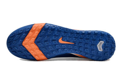 Unisex Nike Air Zoom Mercurial Superfly 10 Elite TF Artificial Turf High-Tops Football Shoes - Blue/White/Orange