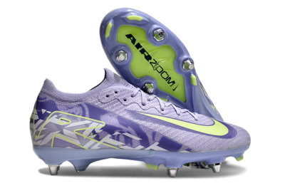 Men's Nike Air Zoom Mercurial Vapor 16 Elite SG Soft Ground Low-Tops Football Boots - Purple/Yellow/White