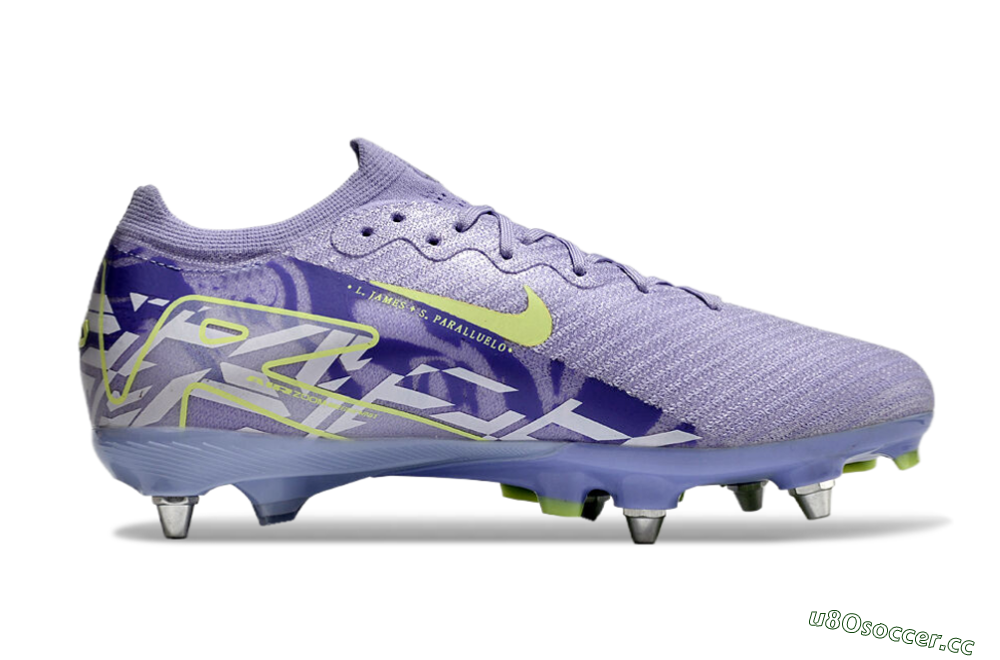 Men's Nike Air Zoom Mercurial Vapor 16 Elite SG Soft Ground Low-Tops Football Boots - Purple/Yellow/White 7