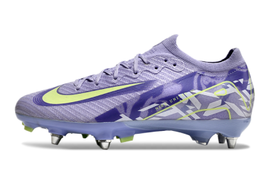 Men's Nike Air Zoom Mercurial Vapor 16 Elite SG Soft Ground Low-Tops Football Boots - Purple/Yellow/White