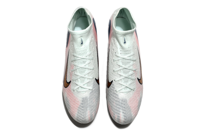 Men's Nike Air Zoom Mercurial Superfly 10 Elite SG Soft Ground High-Tops Football Boots - Jade/Pink/Gold/Blue