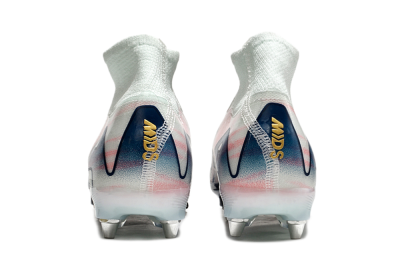 Men's Nike Air Zoom Mercurial Superfly 10 Elite SG Soft Ground High-Tops Football Boots - Jade/Pink/Gold/Blue