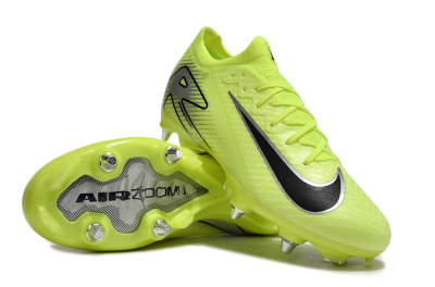 Men's Nike Air Zoom Mercurial Vapor 16 Elite SG Soft Ground Low-Tops Football Boots - Yellow/Silver/Black