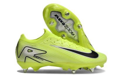 Men's Nike Air Zoom Mercurial Vapor 16 Elite SG Soft Ground Low-Tops Football Boots - Yellow/Silver/Black