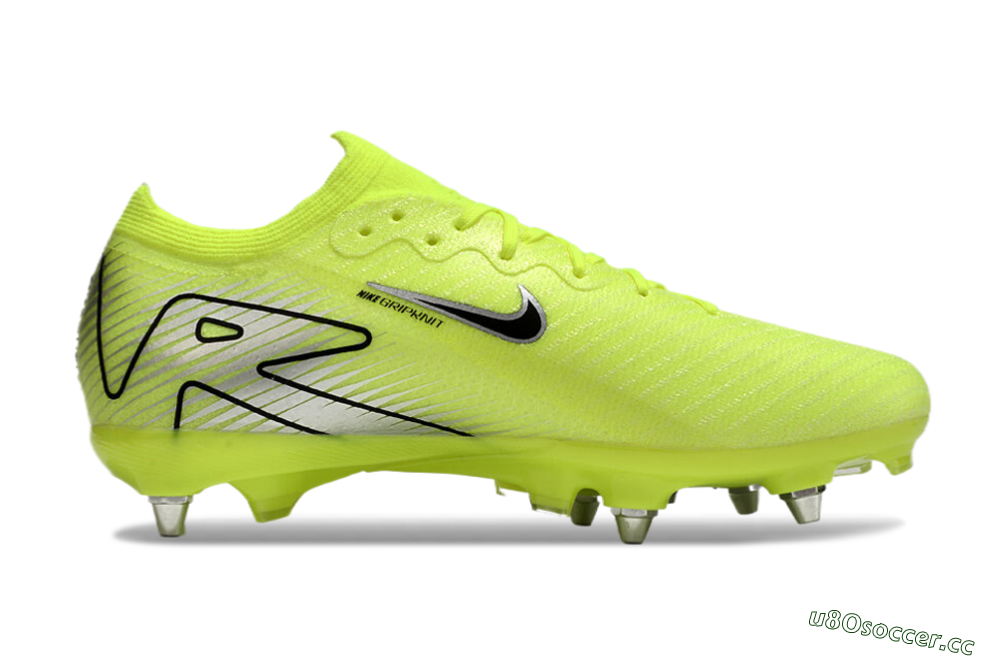 Men's Nike Air Zoom Mercurial Vapor 16 Elite SG Soft Ground Low-Tops Football Boots - Yellow/Silver/Black 7