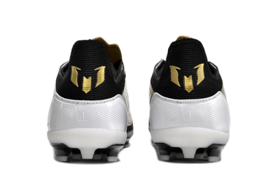 Unisex Adidas F50 Elite Messi MG Multi Ground Low-Tops Football Boots - Gold/Black/White